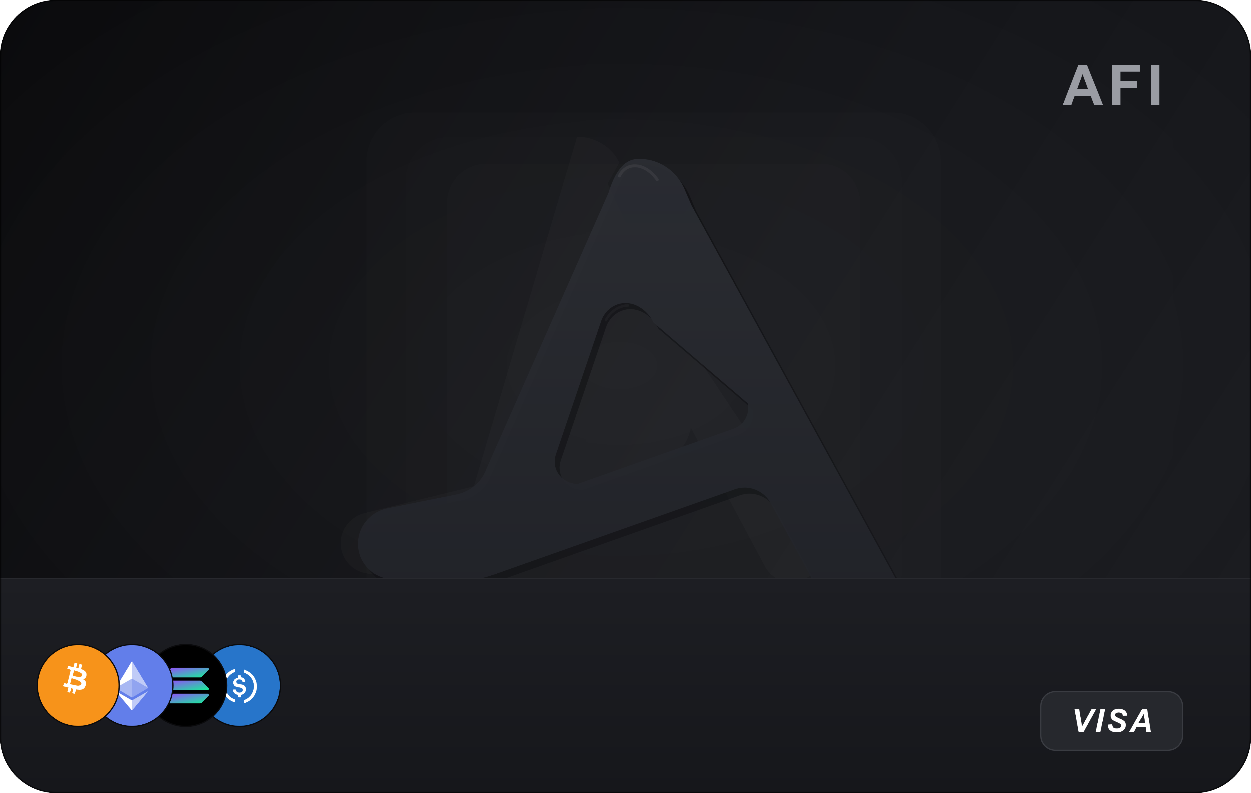 AFI dark agentic bank card art
